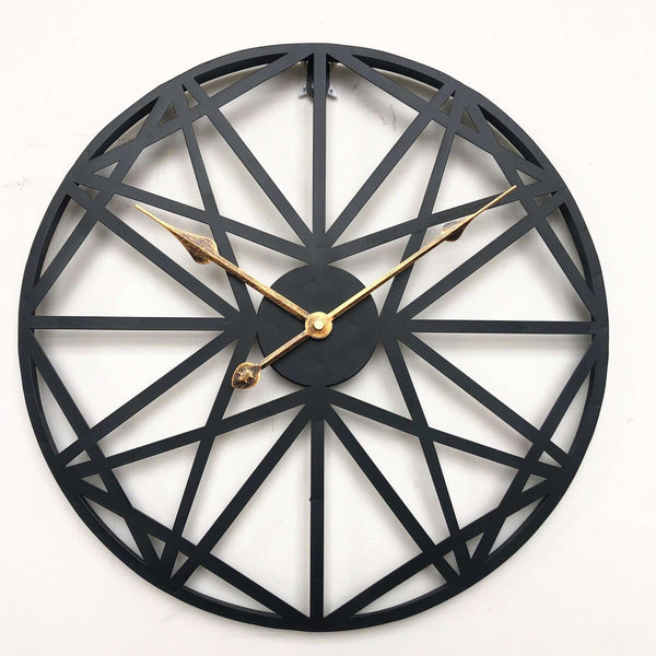 European Style Iron Wall Clock - Silent Design - Avenari Home & Life
