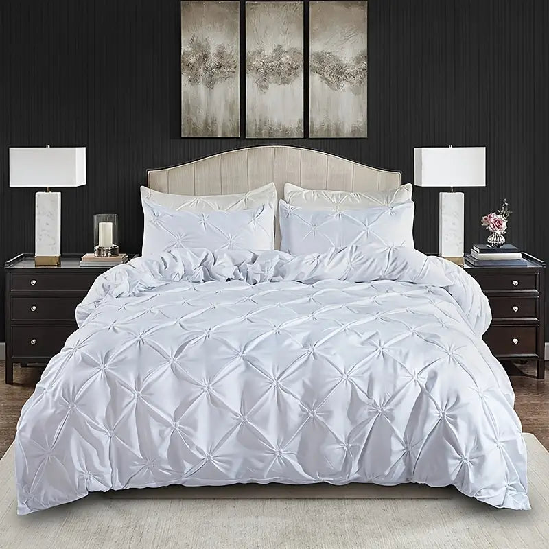 3pcs Handmade Decorative Duvet Cover Set (1 Duvet + 2 Pillowcases) - Avenari Home & Life