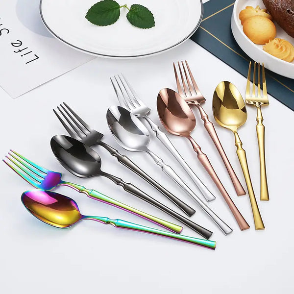 4-Piece Set of Stainless Steel Cutlery for Western Dining - Avenari Home & Life