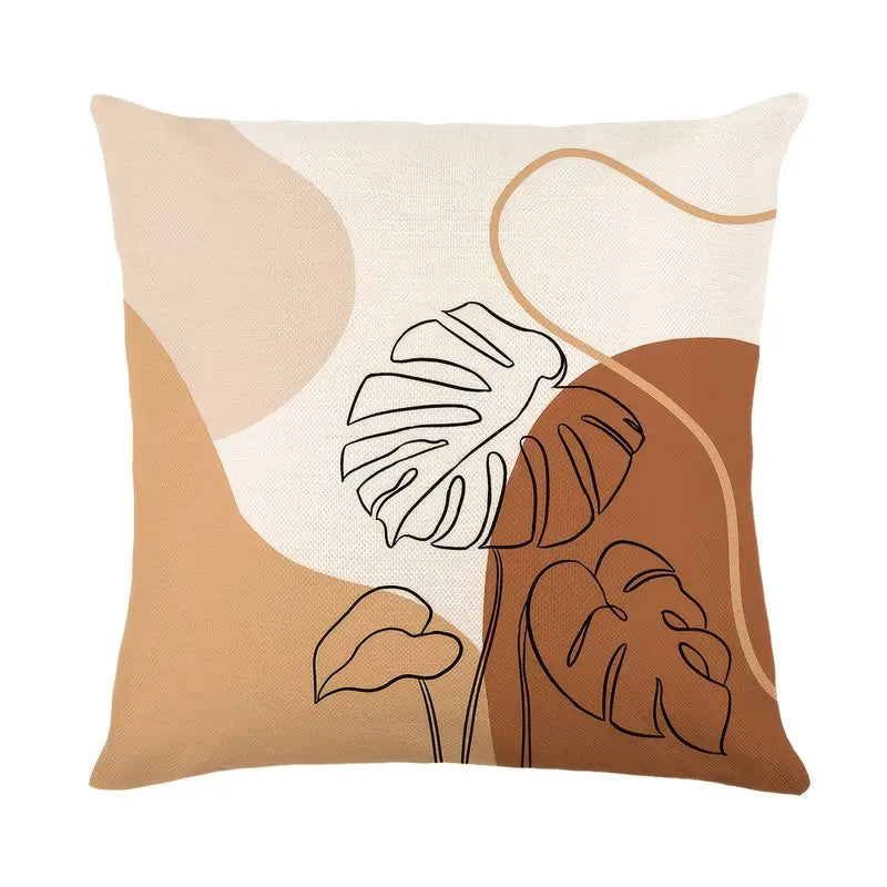 Nordic Morandi Abstract Lines Throw Pillowcase 17.71in - Avenari Home & Life