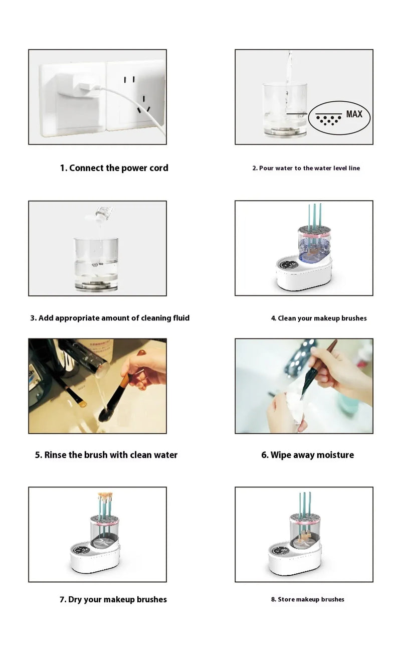 Electric Makeup Brush Cleaner & Dryer - Avenari Home & Life