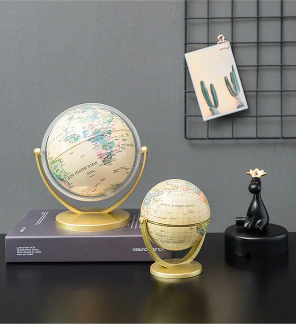Nordic Minimalist Gold Globe Décor Piece - Avenari Home & Life