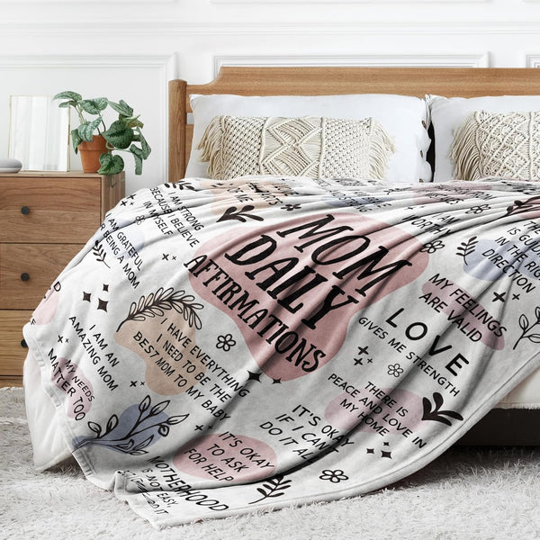 “You’ve Got This, Mom” Affirmation Blanket – 60"x80" New Mom Gift - Avenari Home & Life