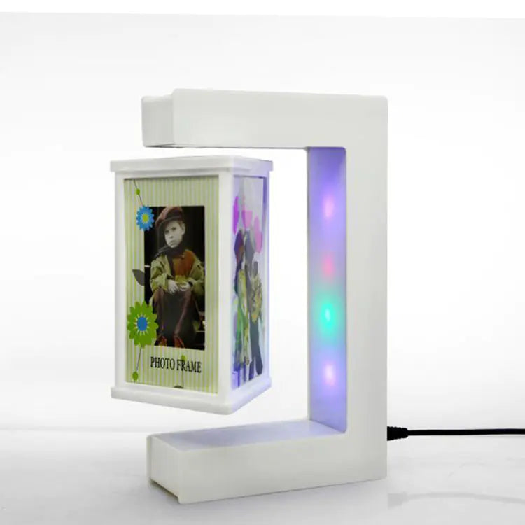 Magnetic Levitation Three-Sided Acrylic Photo Frame – Floating Display for Home & Office Décor - Avenari Home & Life