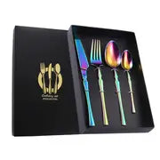 4-Piece Set of Stainless Steel Cutlery for Western Dining - Avenari Home & Life