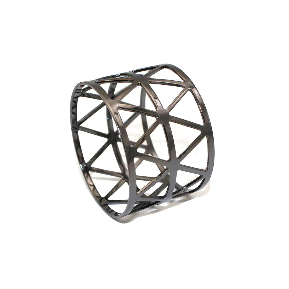 Metal Hollow Triangle Napkin Rings for Restaurants (Wholesale)