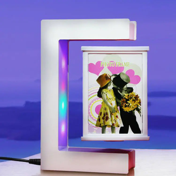 Magnetic Levitation Three-Sided Acrylic Photo Frame – Floating Display for Home & Office Décor - Avenari Home & Life