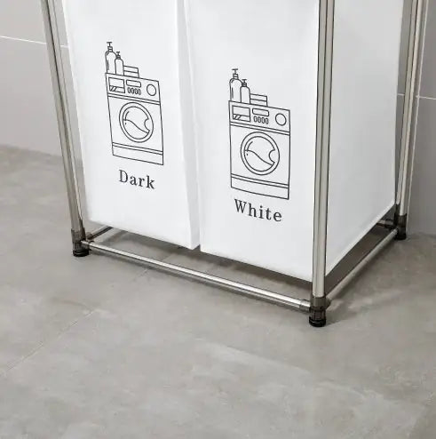 Laundry Hamper 2 Tier Laundry Sorter With 4 Removable Bags For Organizing Clothes, Laundry, Lights, Darks - Avenari Home & Life