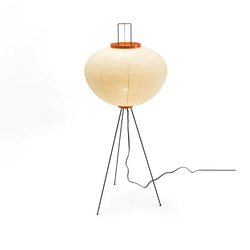 RiceBloom Nordic Accent Lamp – Minimalist Rice Paper Light with Wood & Metal Base - Avenari Home & Life