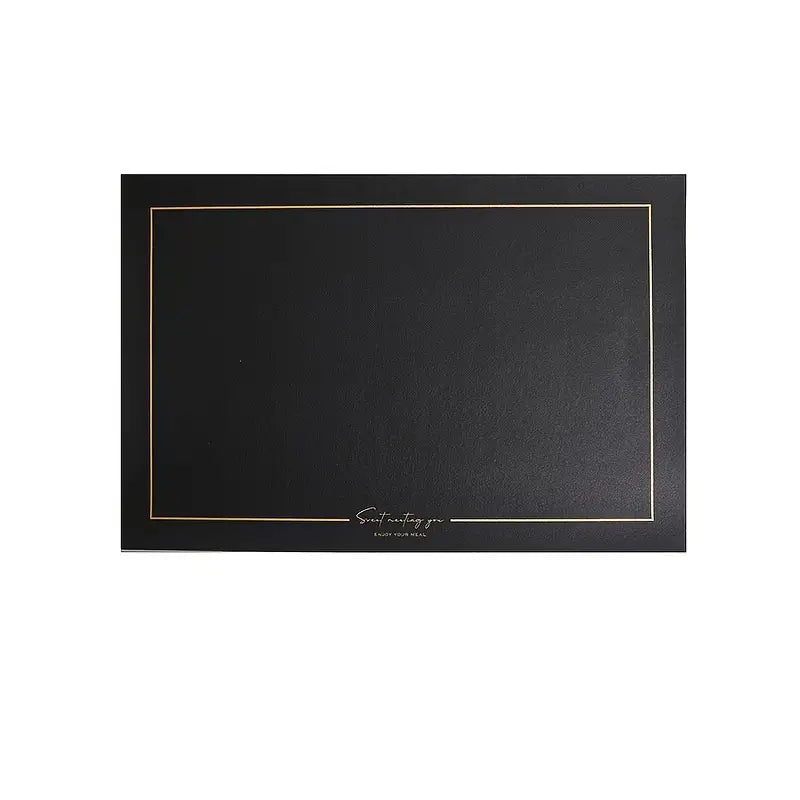 Faux Leather Waterproof Placemat – Nordic Style Heat-Resistant Table Mat for Dining Room Decor - Avenari Home & Life