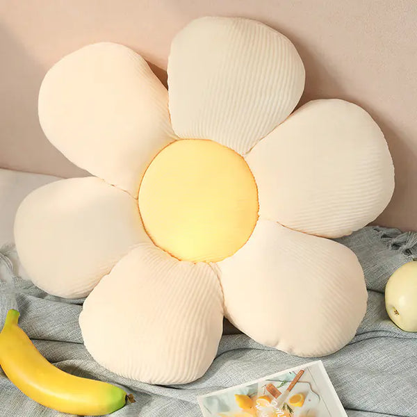 Soft Cartoon Flower Plush Pillow - Avenari Home & Life