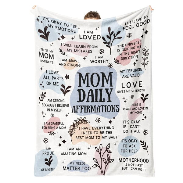 “You’ve Got This, Mom” Affirmation Blanket – 60"x80" New Mom Gift - Avenari Home & Life