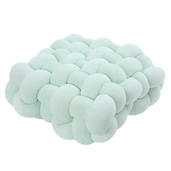 Woven Square Plush Cushion - Cozy & Stylish Home Accent