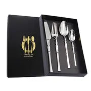 4-Piece Set of Stainless Steel Cutlery for Western Dining - Avenari Home & Life