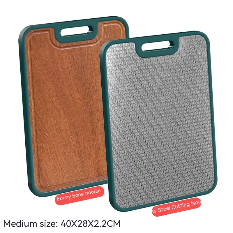 Ebony Double-sided Cutting Board in 304 Stainless Steel