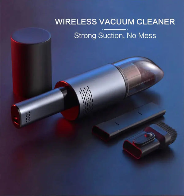 Portable Wireless Car Vacuum Cleaner with High Power - Avenari Home & Life