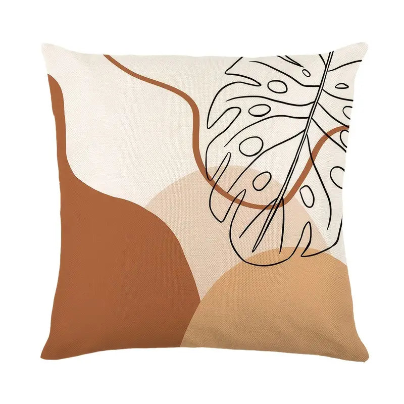 Nordic Morandi Abstract Lines Throw Pillowcase 17.71in - Avenari Home & Life