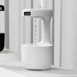 Bedroom Anti-Gravity Humidifier With Clock - Avenari Home & Life