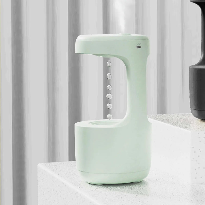 Bedroom Anti-Gravity Humidifier With Clock - Avenari Home & Life