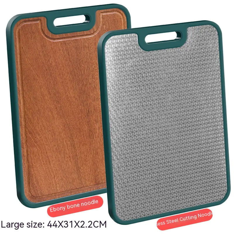 Ebony Double-sided Cutting Board in 304 Stainless Steel