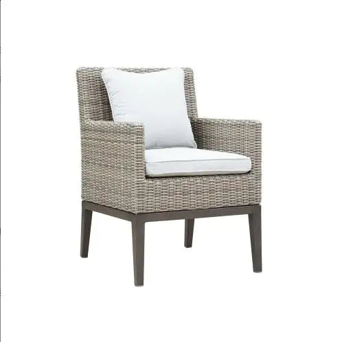 Marina - Patio Arm Chair Brown Light