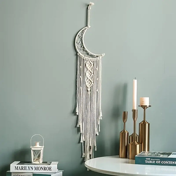 Handcrafted Macrame Dream Weaver Wall Hanging