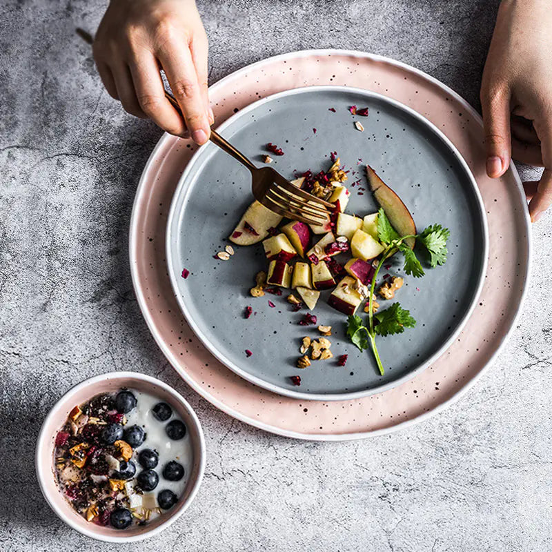 European Ceramic Plate for Steak and Dishes - Avenari Home & Life