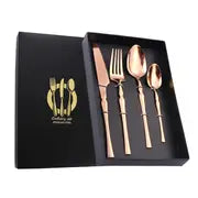 4-Piece Set of Stainless Steel Cutlery for Western Dining - Avenari Home & Life