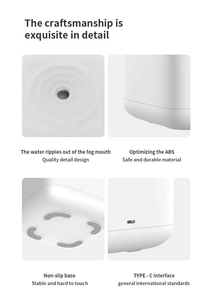 Bedroom Anti-Gravity Humidifier With Clock - Avenari Home & Life