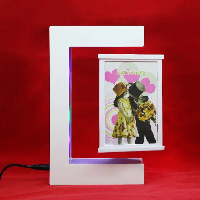 Magnetic Levitation Three-Sided Acrylic Photo Frame – Floating Display for Home & Office Décor - Avenari Home & Life
