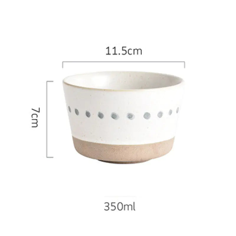 Creative Hand-painted Ceramic Tableware for Home Use