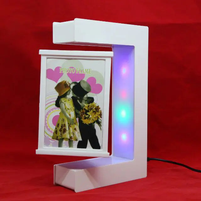 Magnetic Levitation Three-Sided Acrylic Photo Frame – Floating Display for Home & Office Décor - Avenari Home & Life