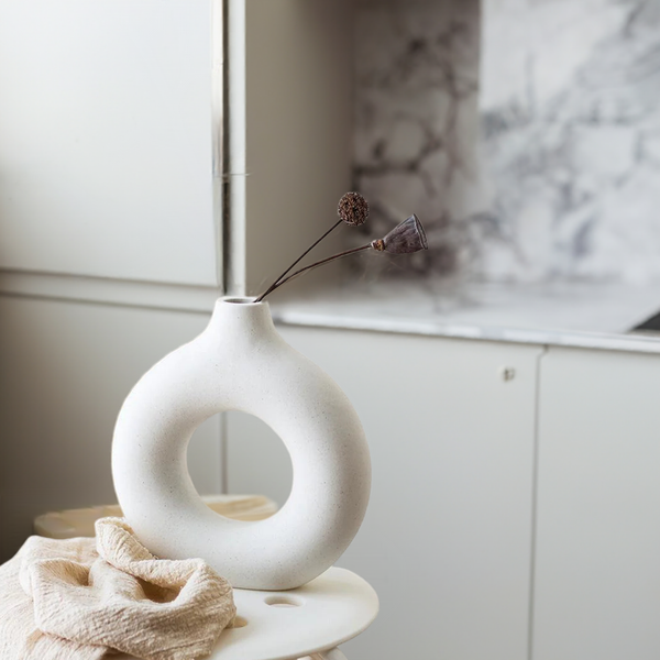 Ceramic Round Vase - Avenari Home & Life
