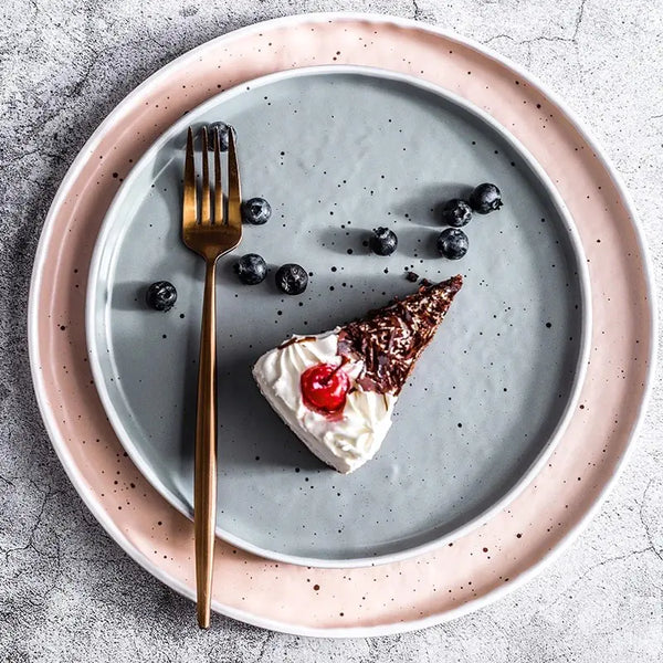 European Ceramic Plate for Steak and Dishes - Avenari Home & Life