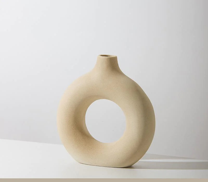 Ceramic Round Vase - Avenari Home & Life