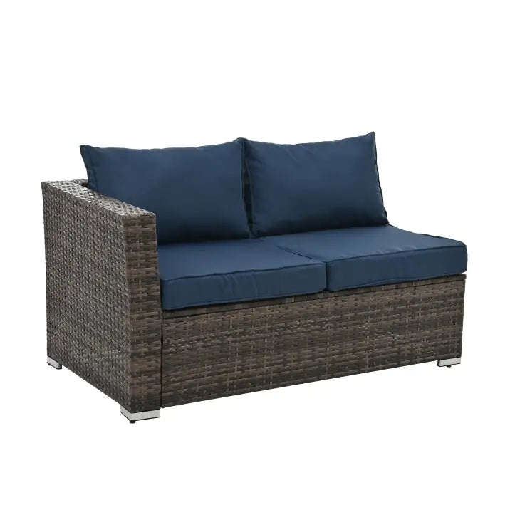 4-Piece PE Wicker Patio Furniture Set - Durable & Stylish Outdoor Seating