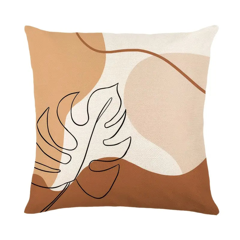 Nordic Morandi Abstract Lines Throw Pillowcase 17.71in - Avenari Home & Life