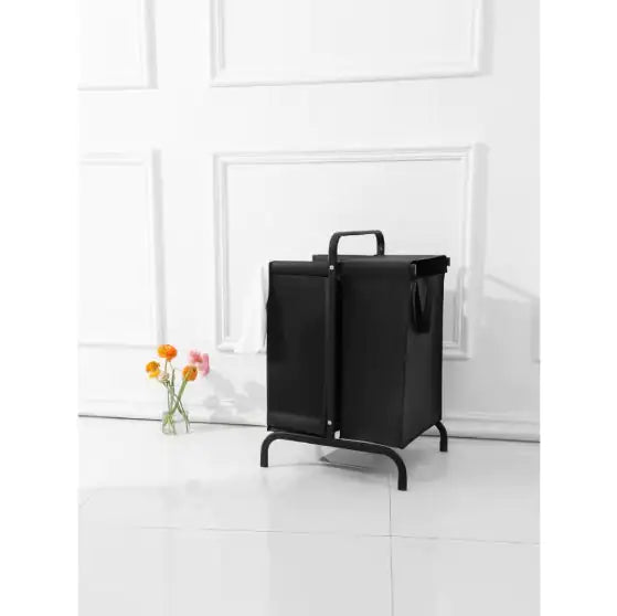 2-Tier 110L Laundry Basket with Lid - Large Oxford Fabric Laundry Sorter for Clothes & Toy Storage