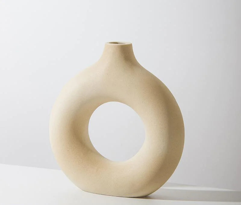 Ceramic Round Vase - Avenari Home & Life