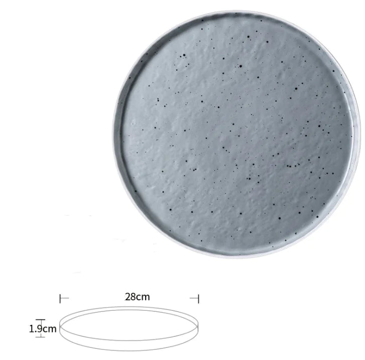 European Ceramic Plate for Steak and Dishes - Avenari Home & Life