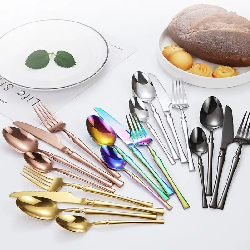 4-Piece Set of Stainless Steel Cutlery for Western Dining - Avenari Home & Life