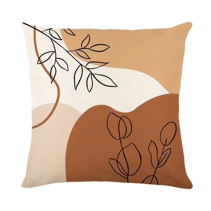 Nordic Morandi Abstract Lines Throw Pillowcase 17.71in - Avenari Home & Life