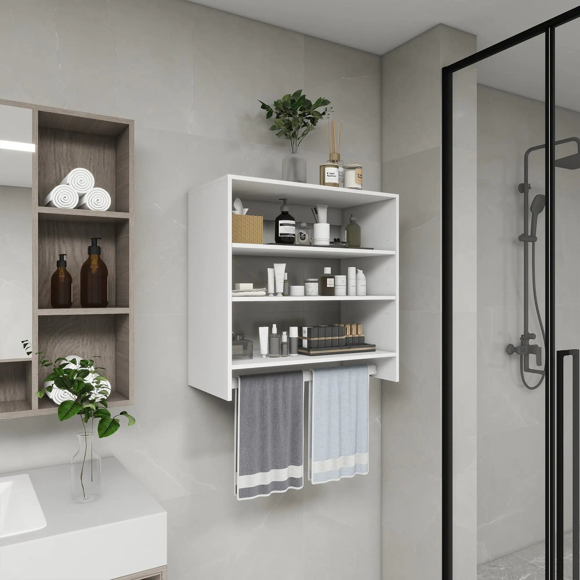 B1 Modular Closet Organizer System – Wall-Mounted Storage for Bedrooms & Walk-In Closets