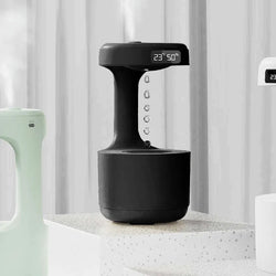 Bedroom Anti-Gravity Humidifier With Clock - Avenari Home & Life