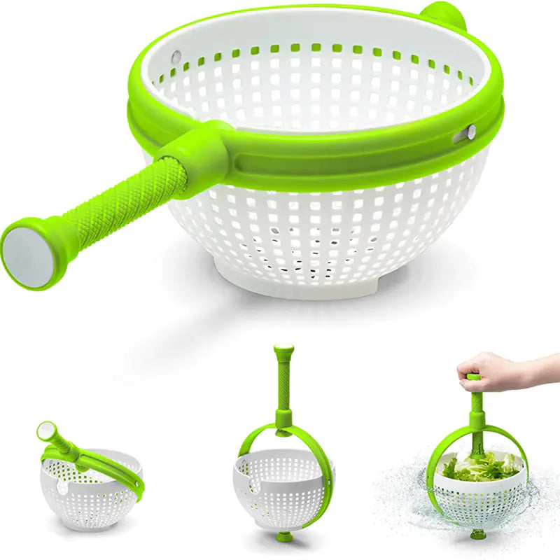 Scratch Resistant Nylon Salad Spinner Colander - Avenari Home & Life