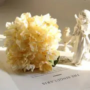 Artificial Hydrangea Faux Flower - Realistic 35cm Floral Decor for Weddings, DIY Crafts, and Home Decor